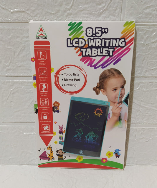 Writing Tab 8.5 " Multicolour Display Tab For kids & Adults / Erasable Tab / Used For Memo Pad, Drawing, to do lists etc